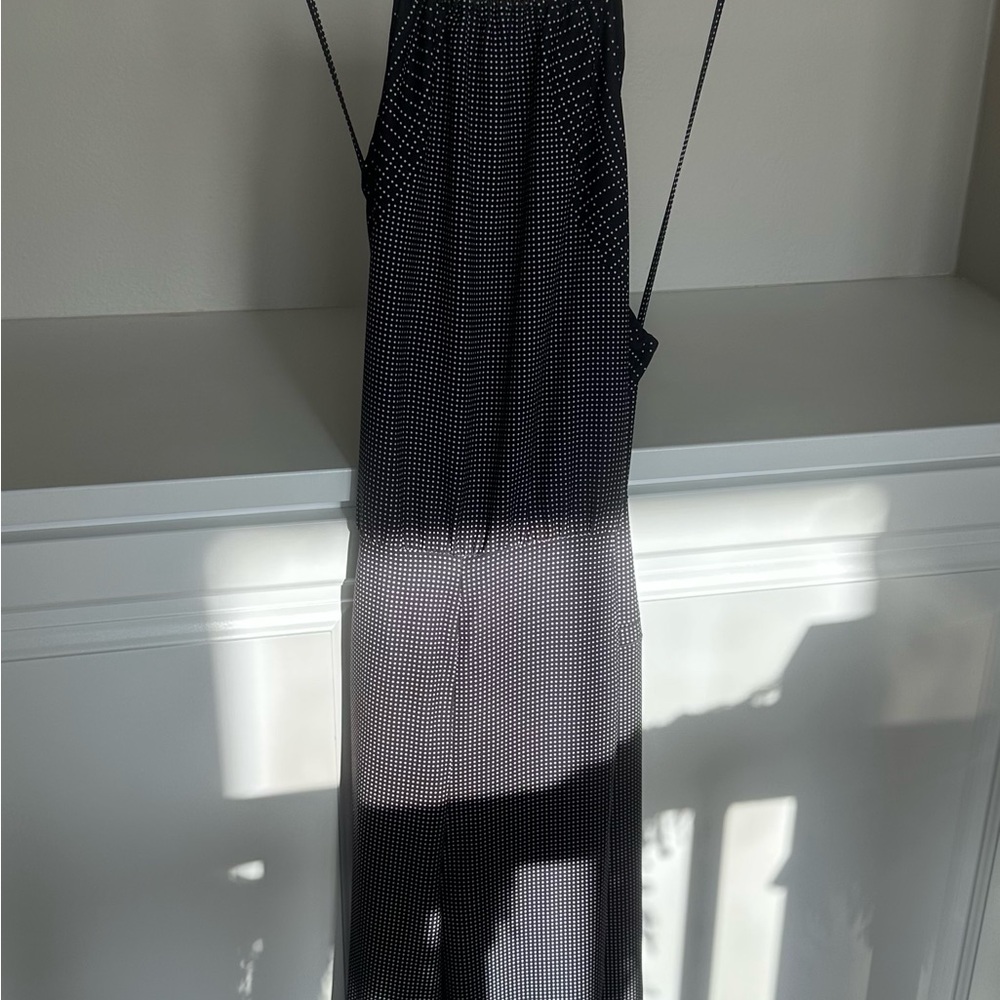 Elegant Black and White Women's Dress